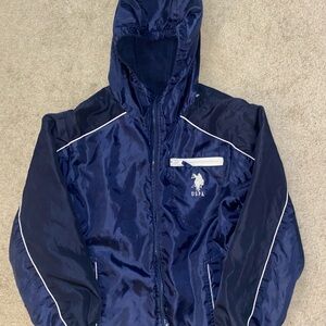 U.S. Polo Assn. Navy Raincoat for Kids